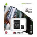 128 GB KINGSTON CANVAS SELECT PLUS MICRO SD CARD CL10 SDCS2/128GB