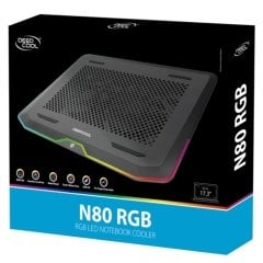 Deep Cool N80 RGB Ntb Soğutucu Siyah