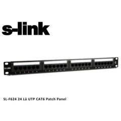 S-Link SL-P624 24 Lü UTP CAT6 Patch Panel