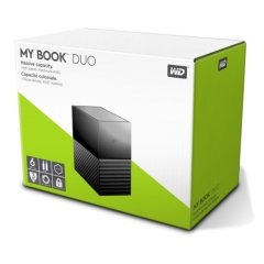 WD 3,5 6TB MyBook Duo RAID 0.1 WDBFBE0060JBK