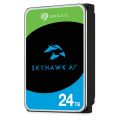 24 TB SEAGATE 3.5 SKYHAWK AI SATA 512MB 7/24 GUVENLIK ST24000VE002 (5 YIL RESMI DIST GARANTILI)