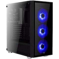 Aerocool Quartz Blue 750W  Mid Tower Kasa Siyah