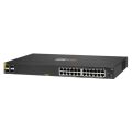 HPE R8N87A 6000 24 PORT GIGABIT+4X1GB SFP YÖNETİLEBİLİR 370W POE RACKMOUNT SWITCH
