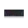 REDRAGON K630 RGB DRAGONBORN BLUE SWITCH %60 Q TR MEKANİK OYUNCU KLAVYESİ SİYAH