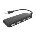 HP DHC-CT110C 4 PORT USB 2.0 USB ÇOKLAYICI HUB SİYAH